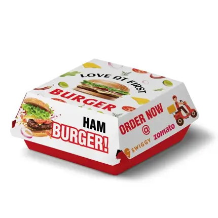 Custom Printed Burger Boxes In Bulk